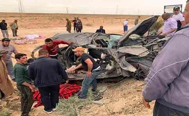 Une femme et ses trois enfants ont trouvé la mort dans un grave accident de la route à Biskra