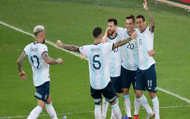 L'Argentine a battu le Venezuela 2-0 en quarts de finale de la Coupe d’Amérique Brasil 2019