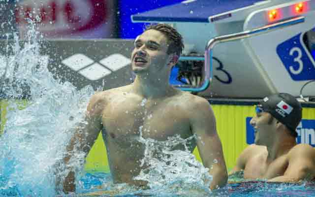 Championnats du monde de natation : Le record du monde de Michael Phelps est  battu par Kristof Milak