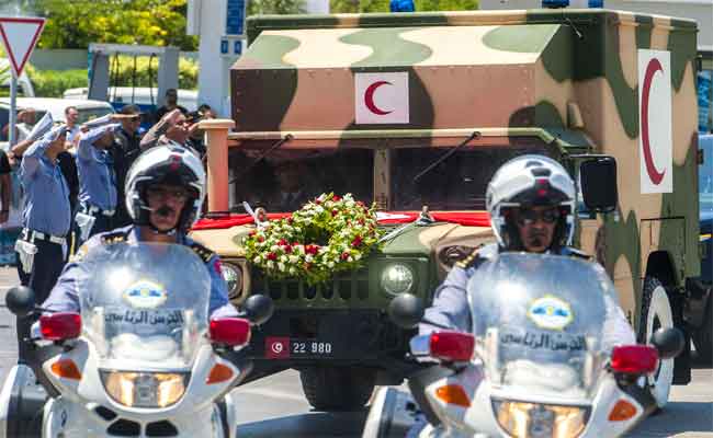 La Tunisie enterre son président Béji  Caid Essebsi en présence de Bensalah