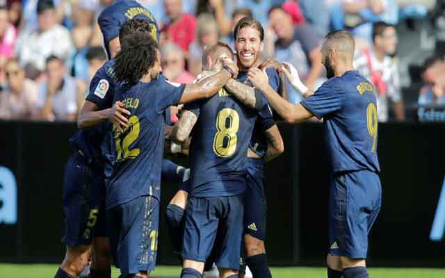 Le Real Madrid a battu le Celta Vigo 3-0 lors de son premier match de championnat