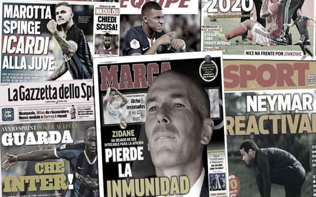 Marca : Zinedine Zidane n’est plus intouchable