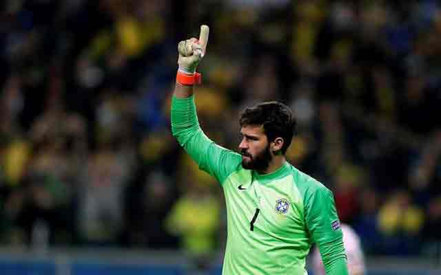 Alisson Becker a remporté le prix du meilleur gardien de l'année 2019