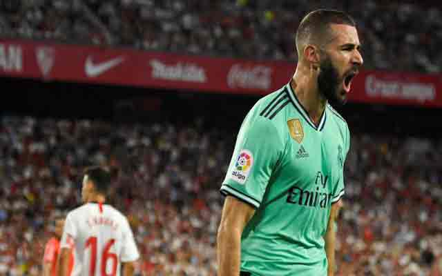 Real Madrid bat FC Séville grâce au but de Benzema