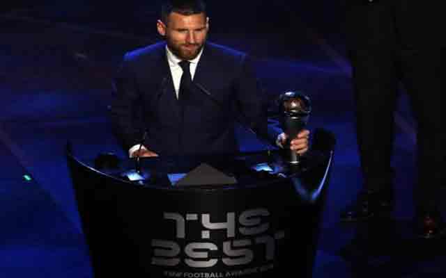 Messi a remporté le prix du meilleur joueur de l'année