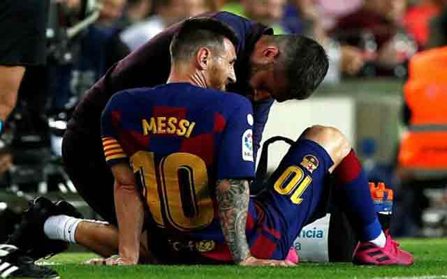 Encore une blessure de Messi et Barcelone a surmonté sa défaite