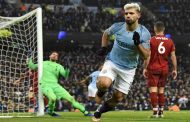 Avec deux buts Aguero mène Man City en quarts de finale de la coupe de la Ligue des champions