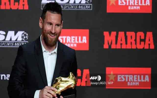 Messi obtient son sixième soulier d'or