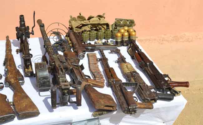 Une cache d'armes et de munitions découverte à Tamanrasset par l’armée