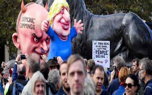 Marche de protestation a Londres: «On nous a menti depuis le début