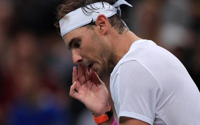 Nadal se retire de la demi-finale de l'ATP à Paris