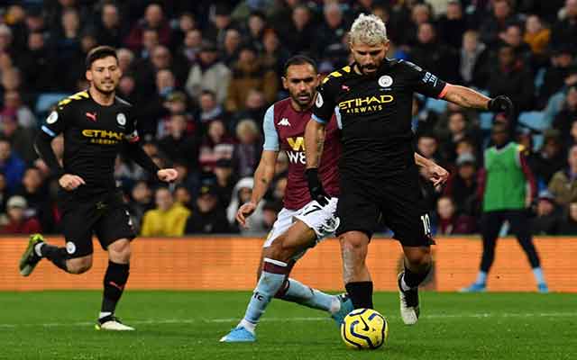 Premier League: Sergio Aguero réussit un triplé pour Manchester City et bat Aston Villa 6-1