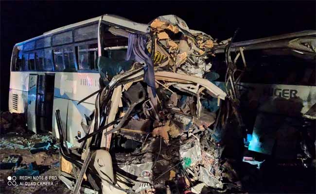 Nouveau carnage routier à El Oued : 12 morts et 46 blessés dans une collision entre deux bus de transport de voyageurs