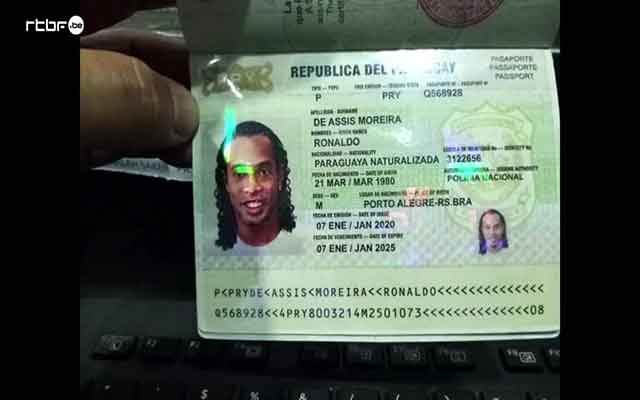 Ronaldinho a été interrogé au Paraguay pour avoir utilisé un faux document d’identité
