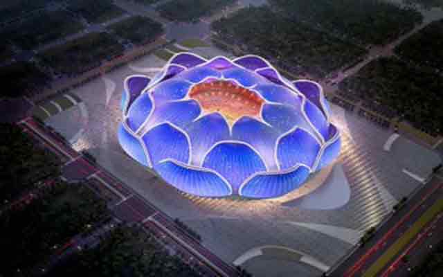 Chine : La construction d'un stade de 100 000 places par le groupe Guangzhou Evergrandeen