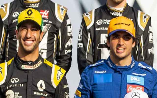 Sainz signe pour Ferrari et Ricciardo pour McLaren à partir de 2021