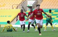 Manchester United élimine Norwich en prolongation en FA Cup