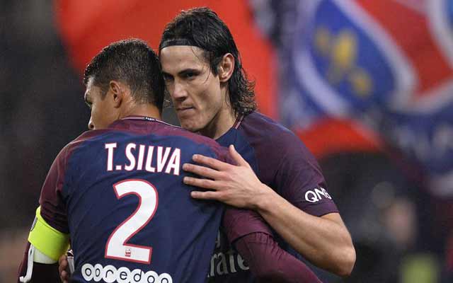 LeParis SG confirme le départ de Thiago Silva et Cavani