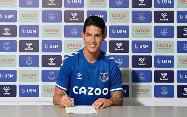 Rodriguez quitte le Real Madrid  et rejoint officiellement Everton