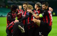 Milan a battu le Celtic 3-1 lors d'un match du Groupe H de la Ligue d’Europe disputé à Glasgow