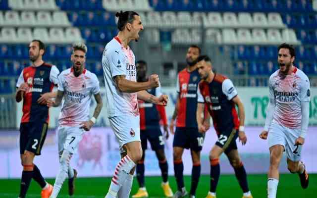 Grâce à un doublé d’Ibrahimovic: Milan reprend la tête du championnat