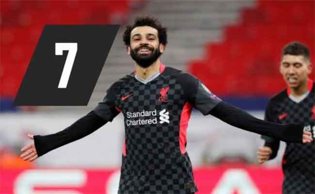 Salah mène liverpool aux quarts de finale de la Ligue des champions européenne