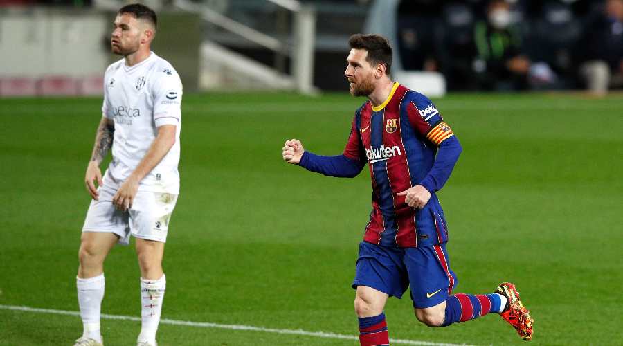 La Liga : Messi mène Barcelone à la deuxième place