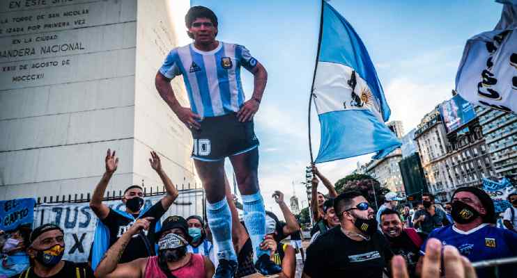 Une marche pour la «justice» après la mort de Diego Maradona