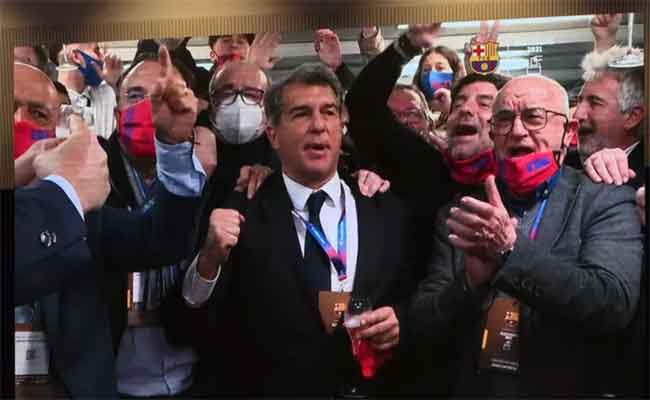 Laporta remporte la présidence du FC Barcelone