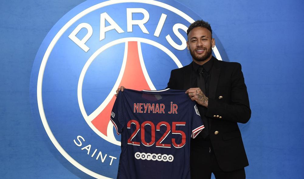 Neymar renouvelle avec le Paris Saint-Germain jusqu'en 2025