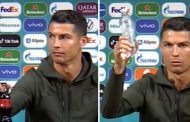 Cristiano Ronaldo préfère l'eau au Coca