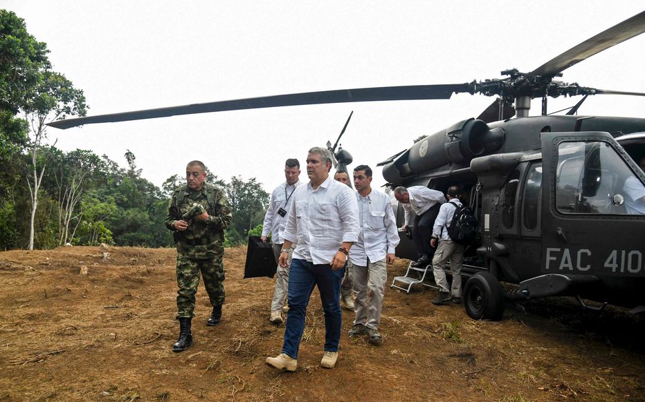 Colombie :des coups de feu sur l'hélicoptère du président du pays