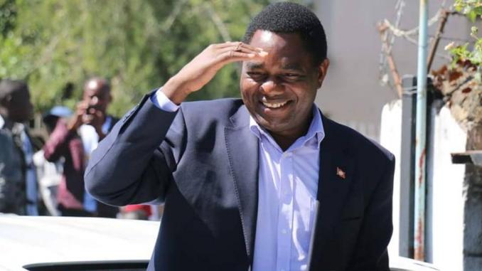 Le chef de l'opposition zambienne Hichilema remporte la présidence