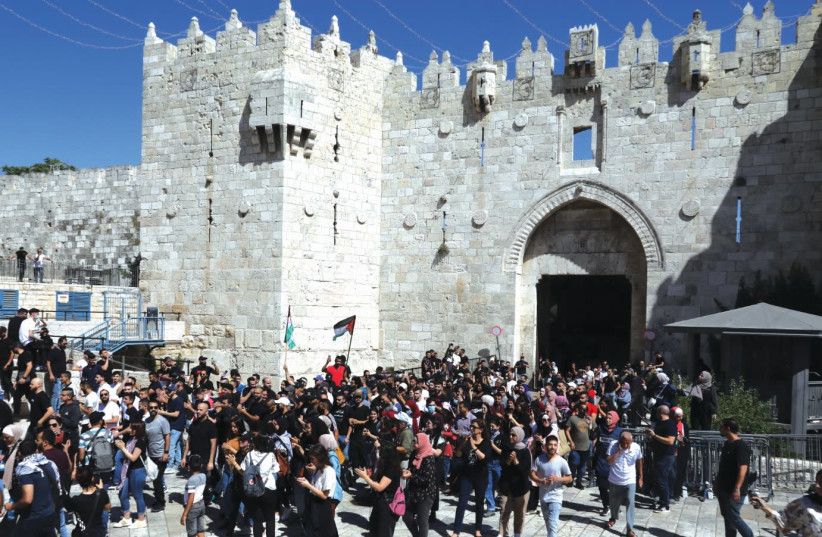 Jérusalem : affrontements à la porte de Damas, une vingtaine de blessés