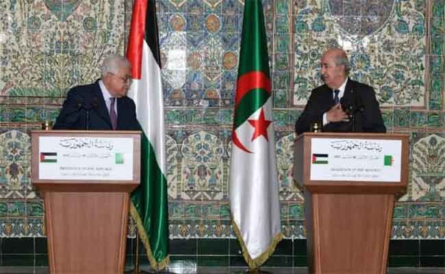 Présidence : Tebboune octroie 100 millions de dollars à l’Etat palestinien