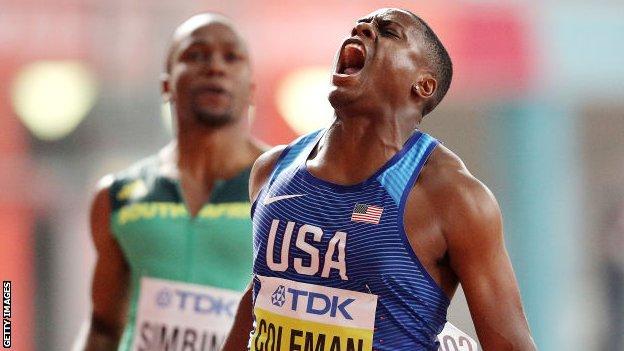 Christian Coleman: le champion du monde fera son retour au sprint après une interdiction de six mois