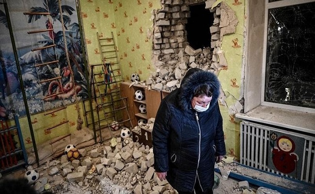 L’Ukraine : Une forte explosion près du village de Stanytsia Luhanska