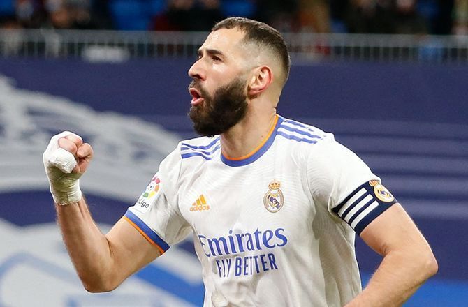 Benzema est devenu le troisième joueur à atteindre 100 passes décisives dans la Liga