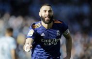 Benzema a marqué deux penaltys lors de la victoire du Real Madrid sur le Celta Vigo