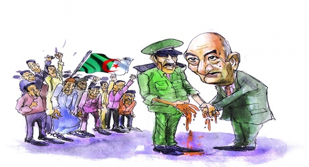 Le boucher d’Algérie tend sa main tachée de sang aux martyrs du mouvement populaire