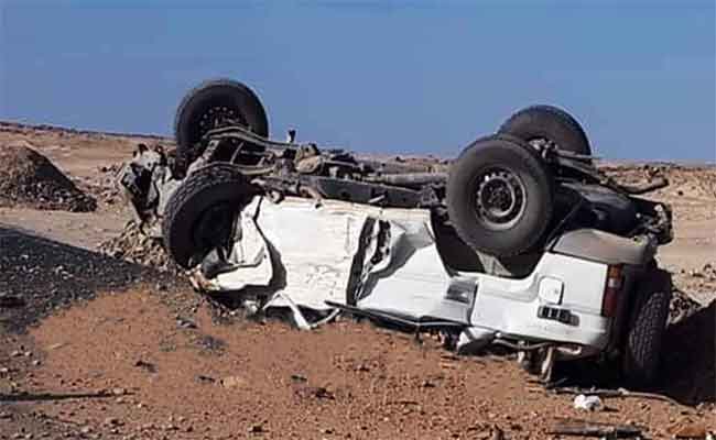 Nouveau carnage routier : Cinq personnes meurent après un renversement de véhicule au sud de Tamanrasset