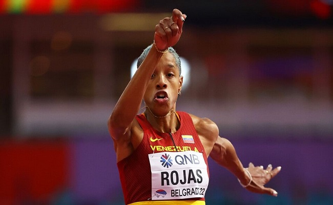 Rojas manquera le saut en longueur aux championnats du monde