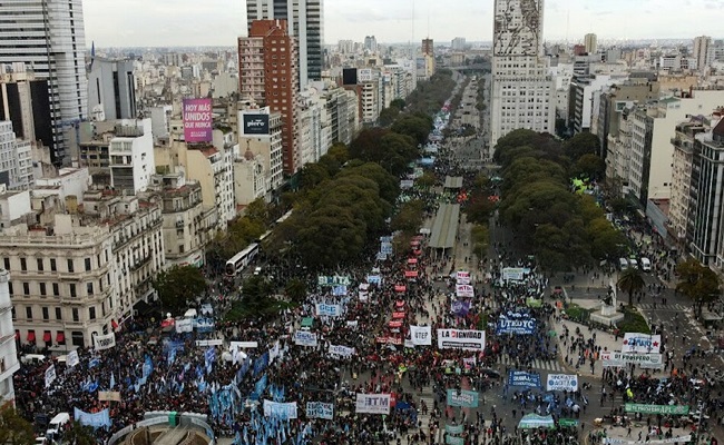 Des manifestations contre le coût élevé de la vie en Argentine
