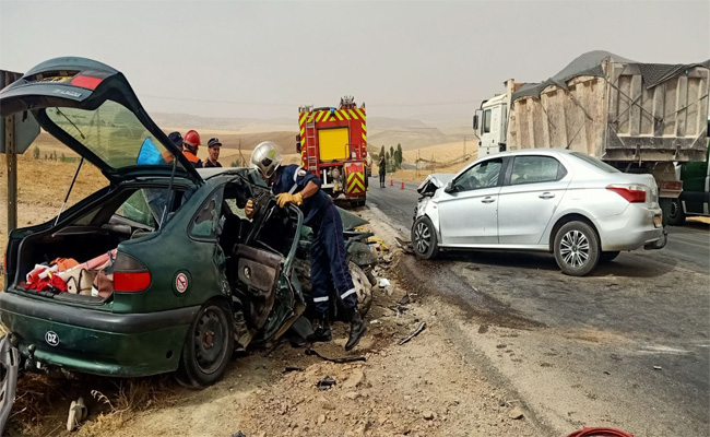 Terrorisme routier : Une violente collision entre deux voitures fait cinq morts à Tiaret