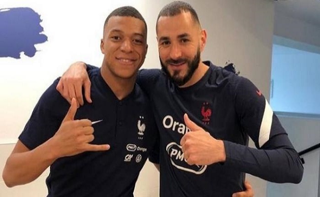 Karim Benzema a affirmé avoir reçu des félicitations directes de son compatriote Mbappé...