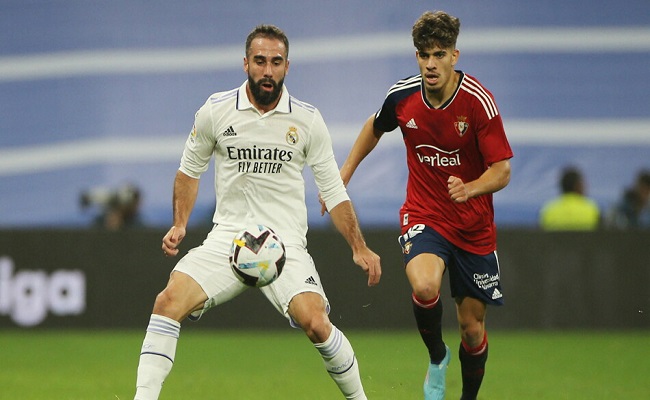 La fureur de Carvajal après avoir été remplacé devant Osasuna...