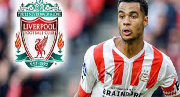 Pour 37 millions de livres, Liverpool signe l'attaquant néerlandais Cody Jacobo...