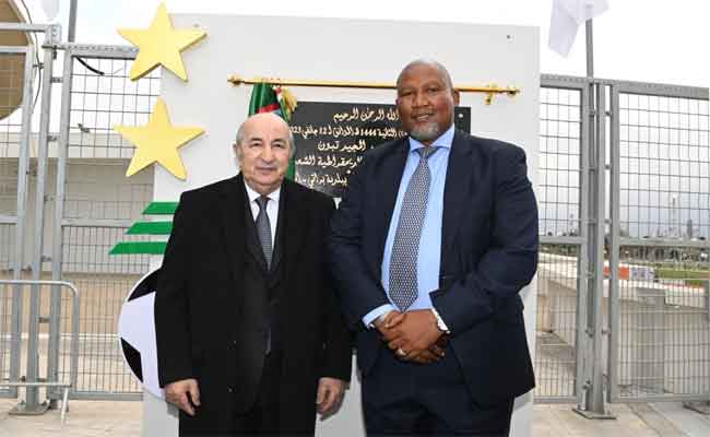 CHAN 2023 : Le Stade Nelson Mandela officiellement inauguré par Tebboune