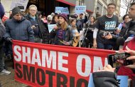 Des américaines manifestent à Washington pour protester contre la visite de Smotrich