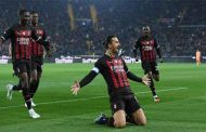 Zlatan Ibrahimovic de l'AC Milan est devenu le plus vieux buteur de l'histoire de la Serie A